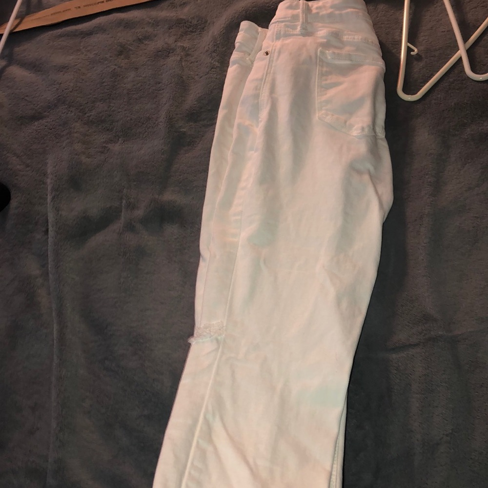 White Ripped Jeans